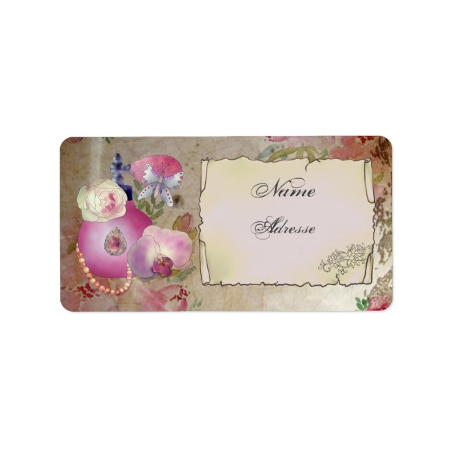 Etiqueta Vintage Parfüm (Frente)