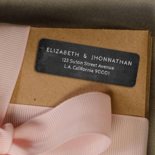 Etiqueta Vintage Tipografia Branca Rústica Tampão Preto