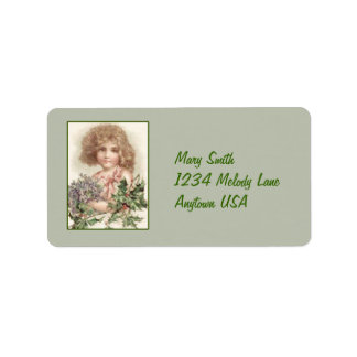 Etiqueta Vintage Victorian Art Address Label Stickers
