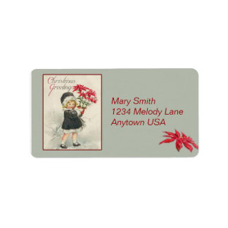 Etiqueta Vintage Victorian Art Address Label Stickers