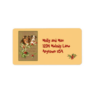 Etiqueta Vintage Victorian Art Address Label Stickers