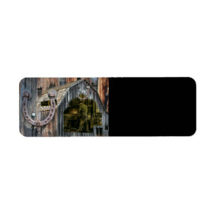 Etiqueta Vintage Welder Blacksmith Barn Russo-Ferradura