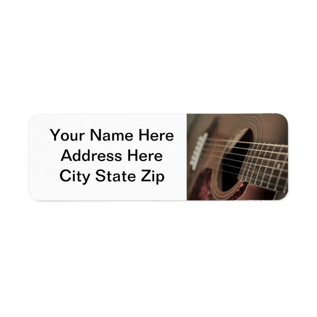 Etiqueta Violão Acústico Seis Sting (Frente)