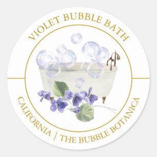 Etiqueta Violet Bubble Bath