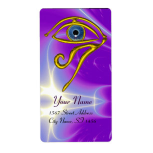 Etiqueta Violeta púrpura BLUE TALISMAN