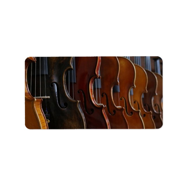 Etiqueta Violin Lineup (Frente)