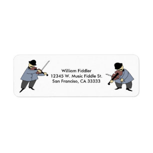 Etiqueta Violinista dos povos da música do violino dos