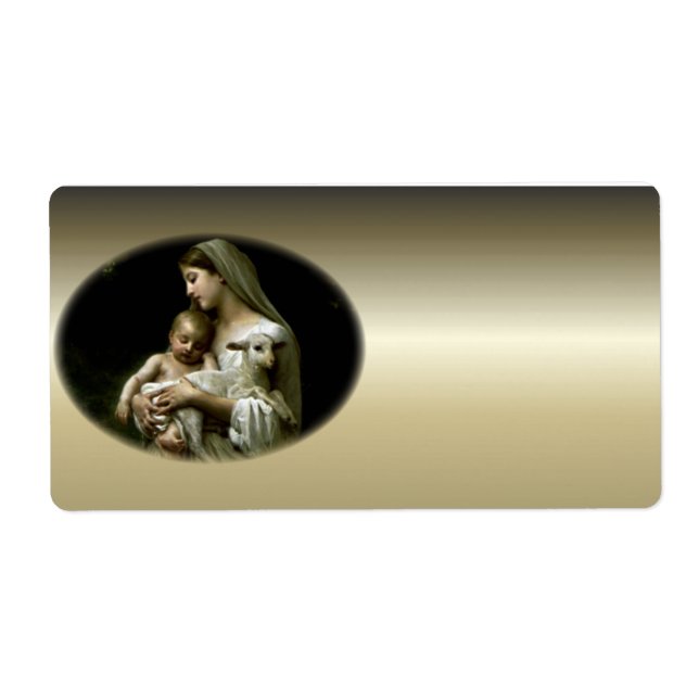 Etiqueta Virgem Maria Abençoada - Mãe de Deus (Frente)