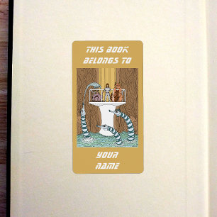 Etiqueta Visitando a Piscina do Piptrixons Bookplate