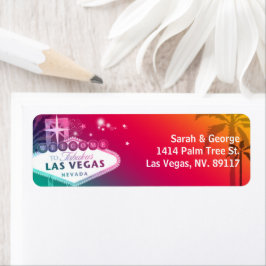 Etiqueta Viva Las Vegas Glam Wedding Endereço