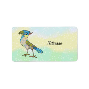Etiqueta Vogel Adressaufkleber Louco
