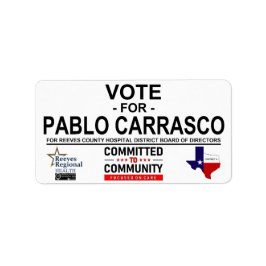 Etiqueta Votação em Pablo Carrasco
