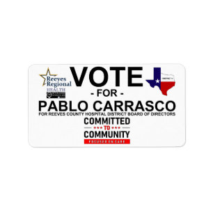 Etiqueta Votação em Pablo Carrasco