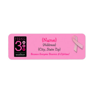 Etiqueta Walker de 3 Dias | Rótulo de Endereço de Devolução