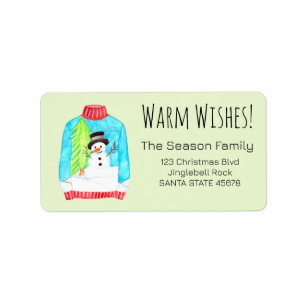 Etiqueta Warm Wish Natal Sweet Label