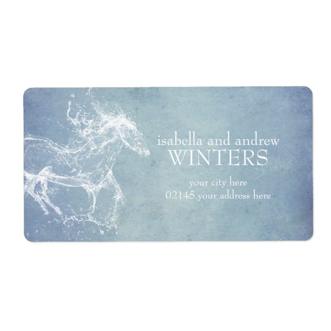 Etiqueta Water Horse Fantasy (Frente)