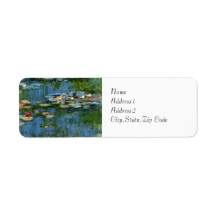 Etiqueta Water Lilies by Monet