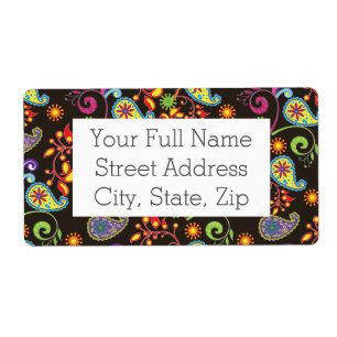 Etiqueta Whimsical Floral Design