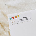 Etiqueta White Magic Show Return Address Labels<br><div class="desc">Para cima do seu tema de apresentação com belas etiquetas de endereço de retorno. Este design de espetáculo mágico mostra ilustrações desenhadas à mão cheio de mágica divertida e atraente contra um fundo branco clássico! Personalize com seus próprios detalhes e distribua a parte com o pacote de fornecimento da parte...</div>