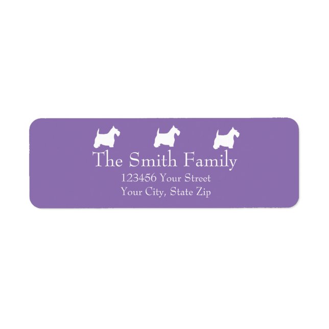 Etiqueta White Scotties (Frente)