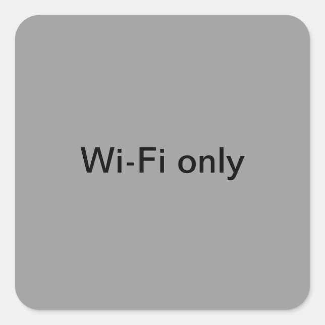Etiqueta Wi-Fi (Frente)