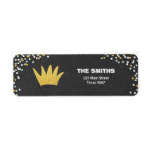 Wild One Return Address Crown Black Wild Boy