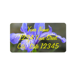 Etiqueta Wild Purple Iris