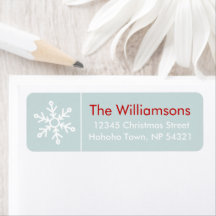 Winterberry Snowflake Coordenado em Azul gelado