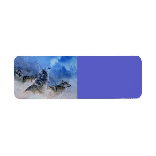 Etiqueta Wolf Spirits (Frente)