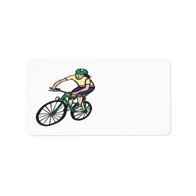 Etiqueta Woman Cycling (Frente)