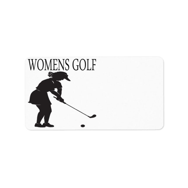Etiqueta Womens Golf (Frente)