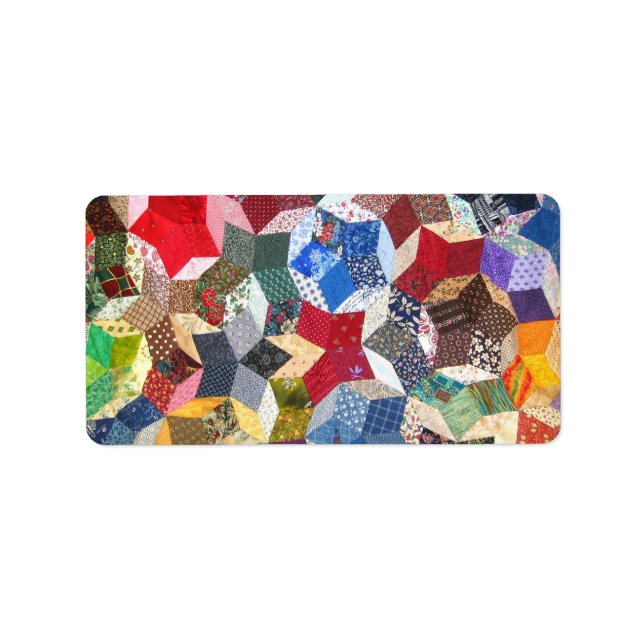 Etiqueta Wonky Star Quilt (Frente)