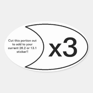 Etiqueta x3 da maratona