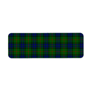 Etiqueta Xadrez azul-tartan Lauder