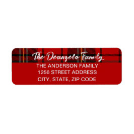 Etiqueta Xadrez de Natal