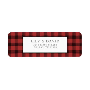 Etiqueta Xadrez de Verificação de Preto Vermelho de Cabina