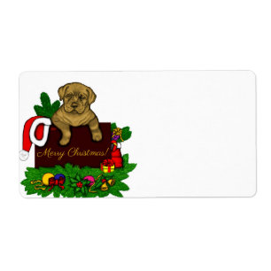 Etiqueta XMas puppy