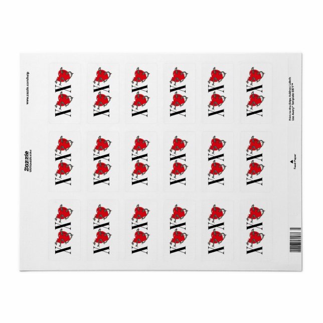 ETIQUETA XOXO (Toda a folha)