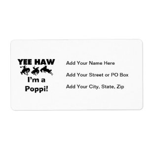 Etiqueta Yee Haw, sou uma camiseta e presentes