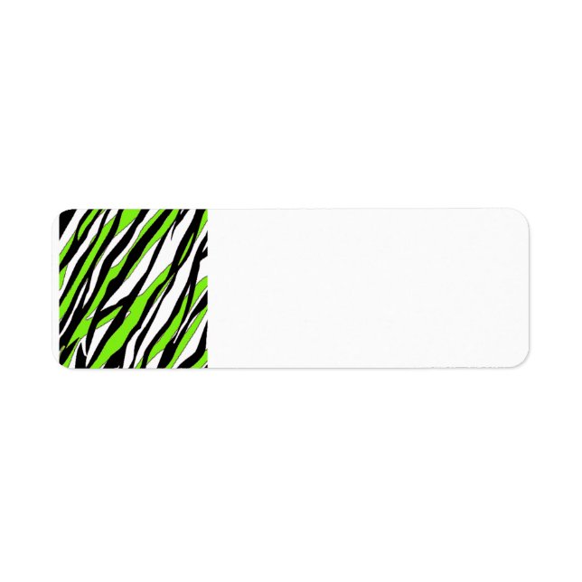 Etiqueta Zebra Stripe (Frente)