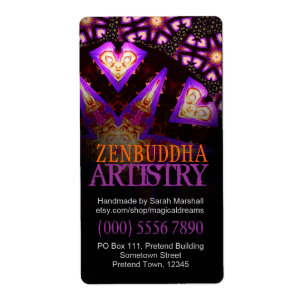 Etiqueta Zen Buddha 'Scopes Art Label