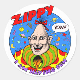 Etiqueta Zippy clássica