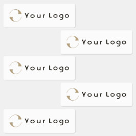 Etiquetas 40 Autocolantes à prova de água Fita de logotipo d