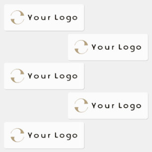 Etiquetas 40 Autocolantes à prova de água Fita de logotipo d