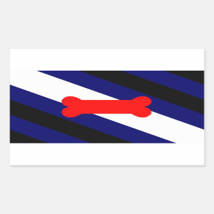 Etiquetas 4 lustrosos do retângulo da bandeira do