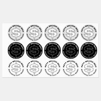50 Milhões De Autocolantes Max™ Dollar Logotipo De