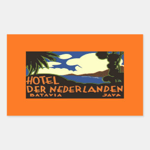 Etiquetas a Batávia Jakarta Indonésia das viagen