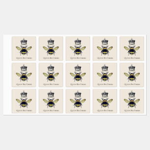 Etiquetas Abelhas De Rainha Regal E Produto Coroa