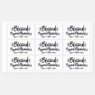 Etiquetas Abençoado Além Das Medidas, Gospel Diz Mero Cristo