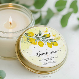 Etiquetas adesivas para chá de panela com aquarela